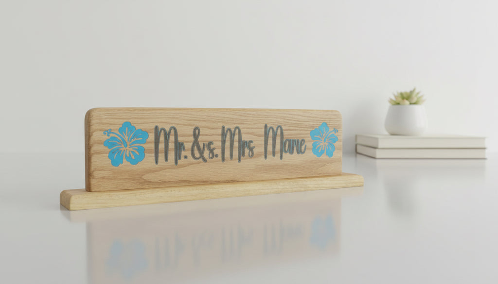 Personalize Name Plates with Custom Graphics Design