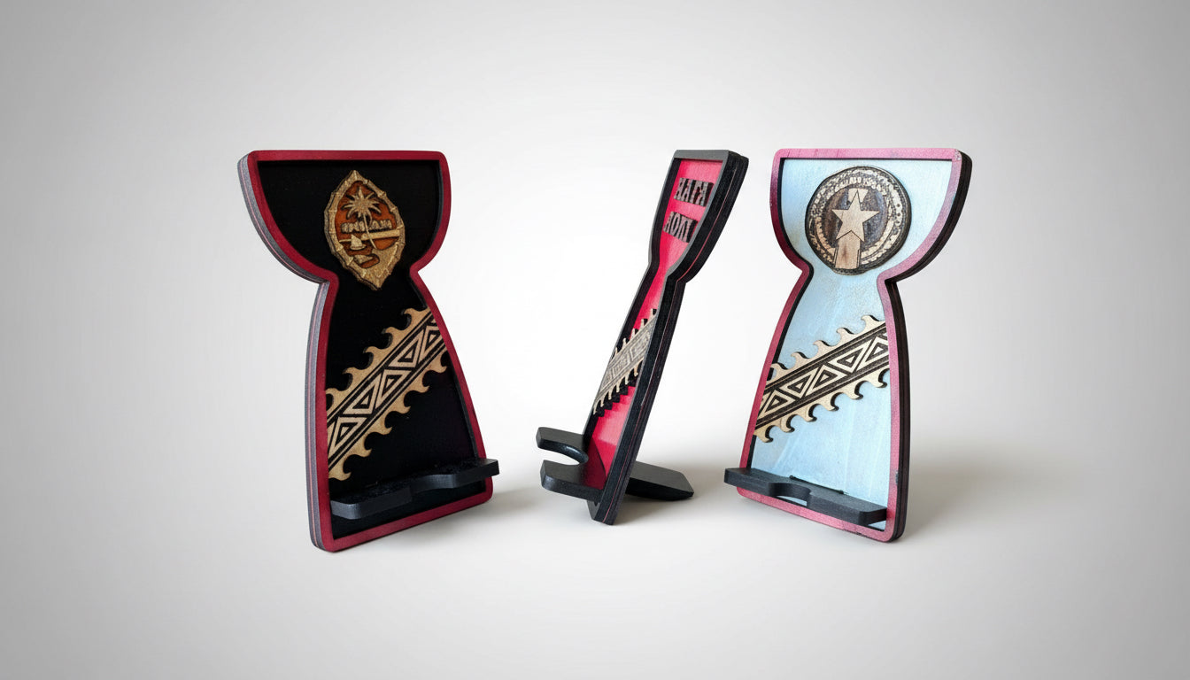 Collapsible Custom Phone Stand  with charging slot.