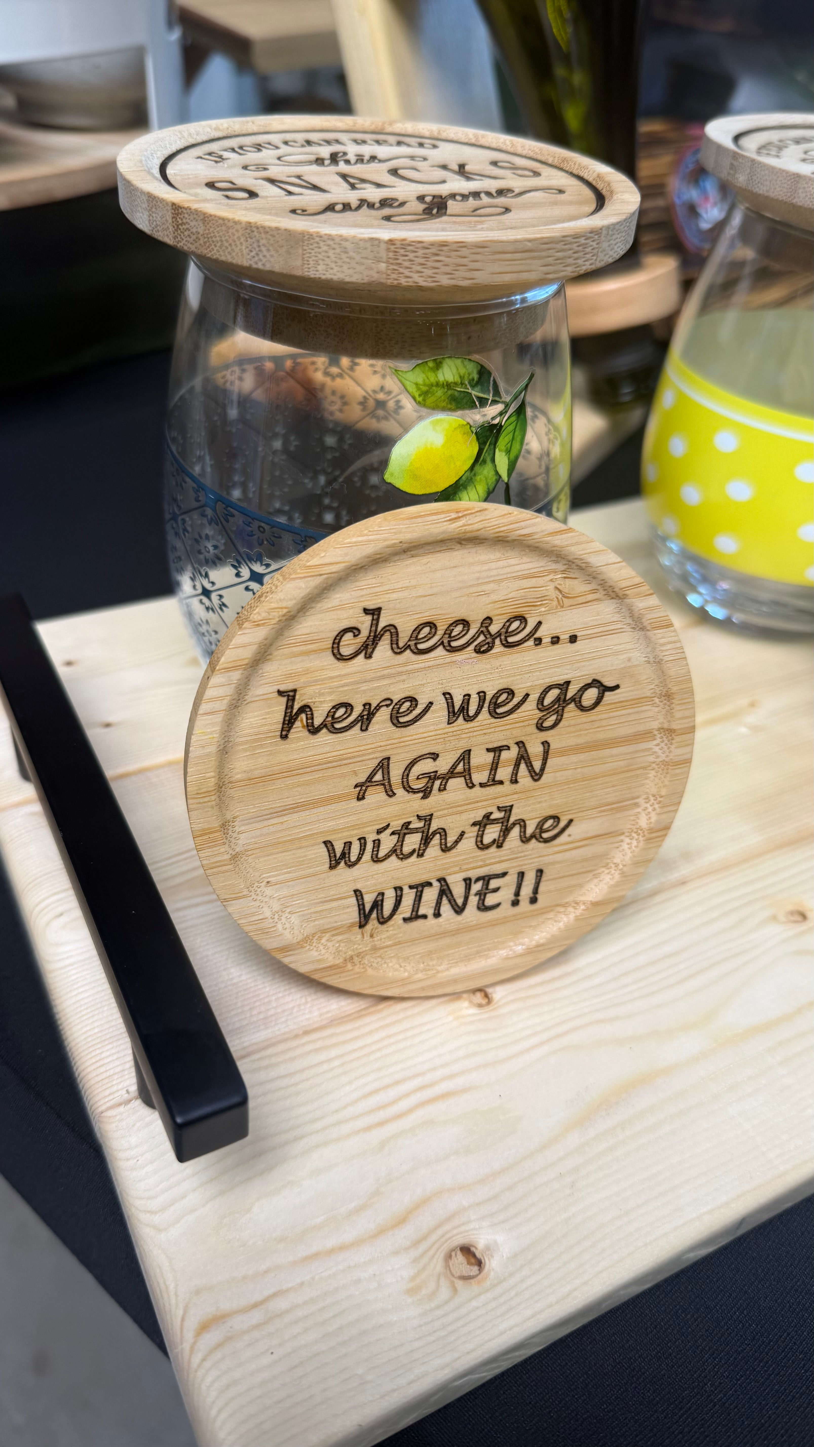 Personal size serving tray—cup cover.