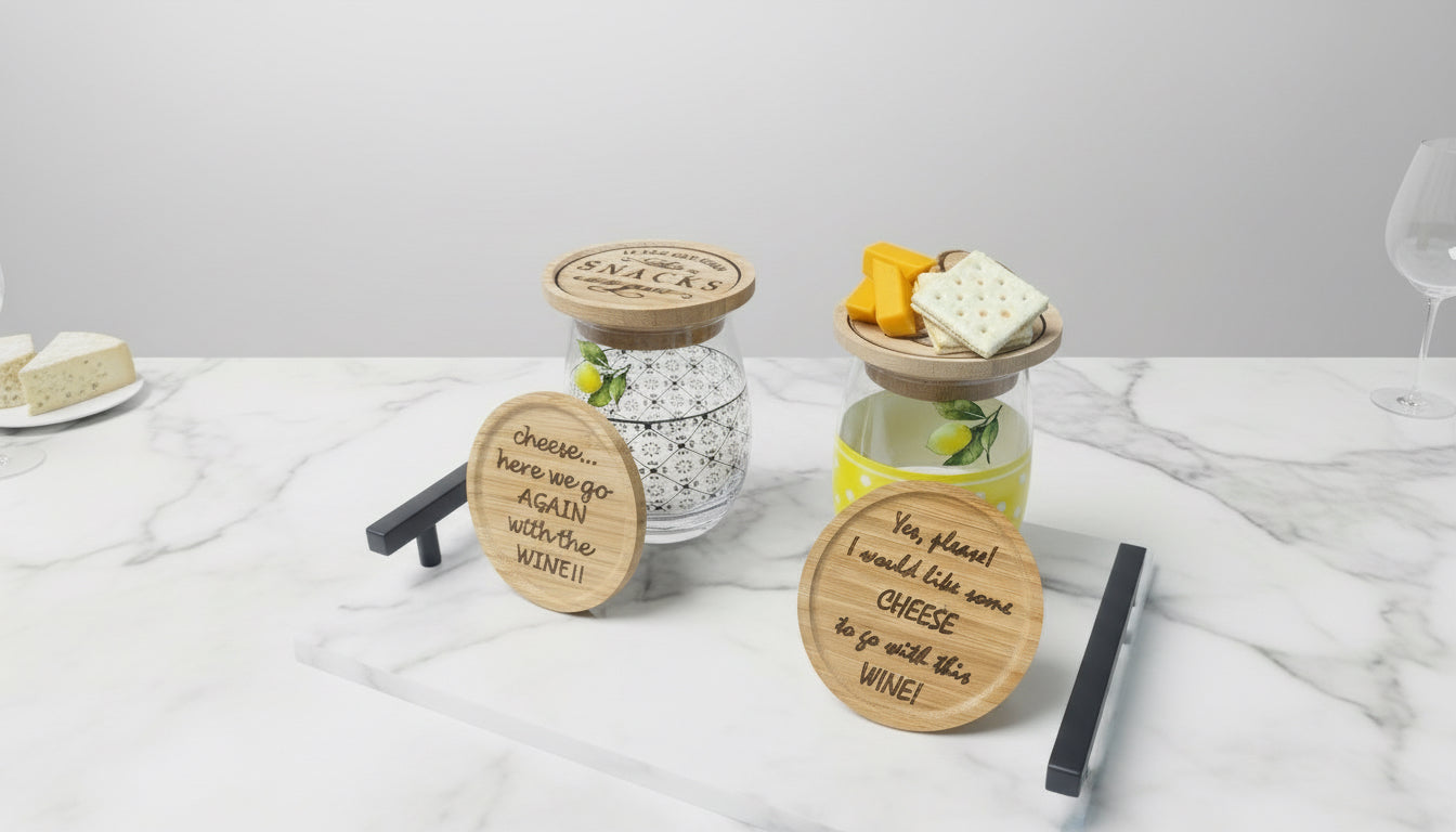 Personal size serving tray—cup cover.